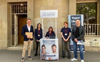 El punt informatiu de Cal Molins | Júlia Ramon